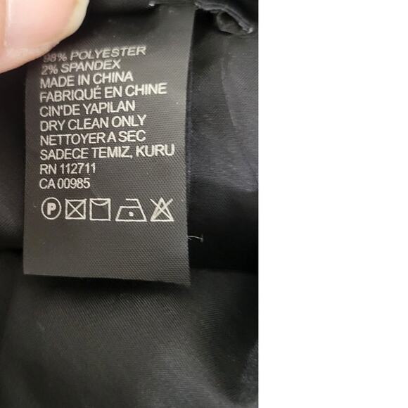 Jay Godfrey Dress Womens Size 2 Midi Black Dress Elegant Formal Sexy Goth Biker - Picture 13 of 13